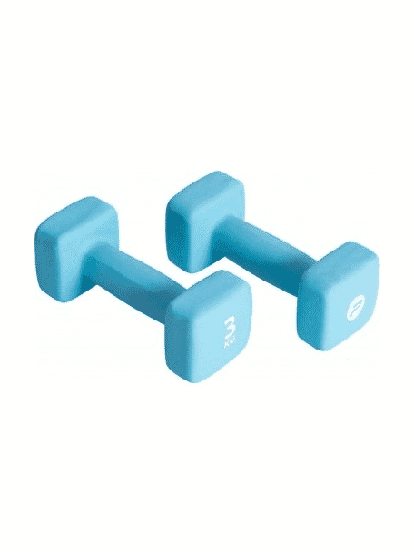 PURE2IMPROVE NEOPRENE DUMBBELL SET 2x3 KG