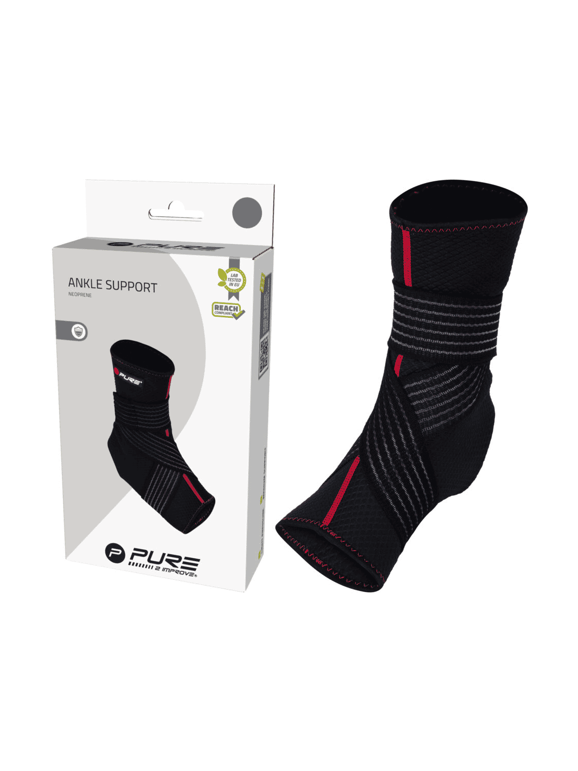 PURE2IMPROVE COMPRESSION ANKLE SUPPORT