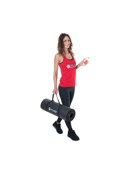 PURE2IMPROVE EXERCISE E MAT BLACK TPE