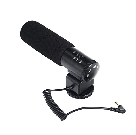 K&F, Shotgun Microphone, Professional Interview Mic Recording for Nikon Canon DSLR Camera Gopro HERO 4 - P590.