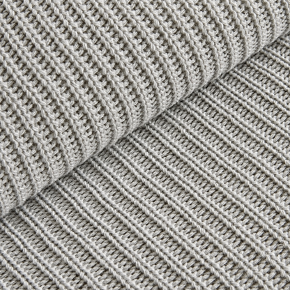 Karaca Home Cool Touch Double Knitted Blanket 200 × 220 cm – Grey, 200.22.14.0756