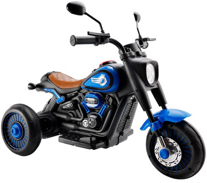 6V 3-Wheel Kids Ride-On Motorcycle – Lights & Music (Ages 3–8)