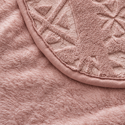 Karaca Home Blair Double Embossed Blanket 200 x 220 cm – Powder Pink, 200.22.05.0306