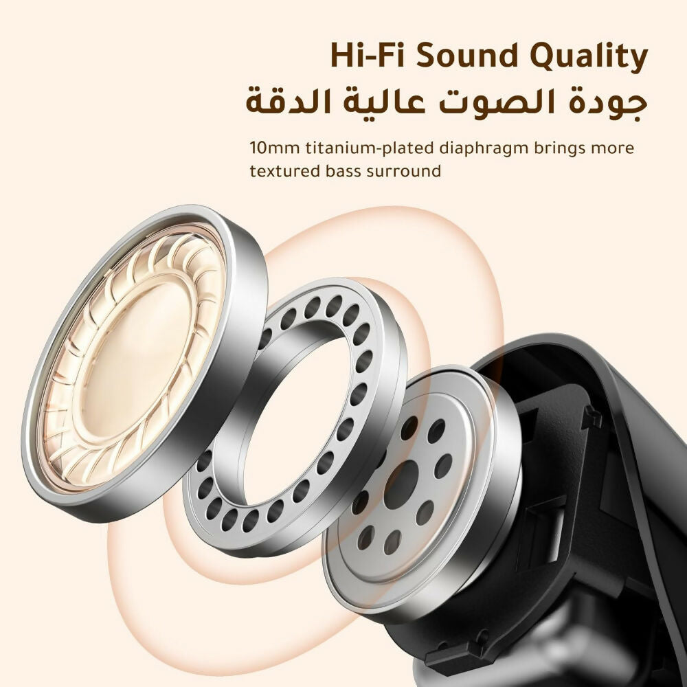 UGREEN Dots TWS Wireless Earbuds: BT 6.0, 35H Battery, 10mm Drivers, ENC HD Calls, IPX5 Waterproof - WS220 75628