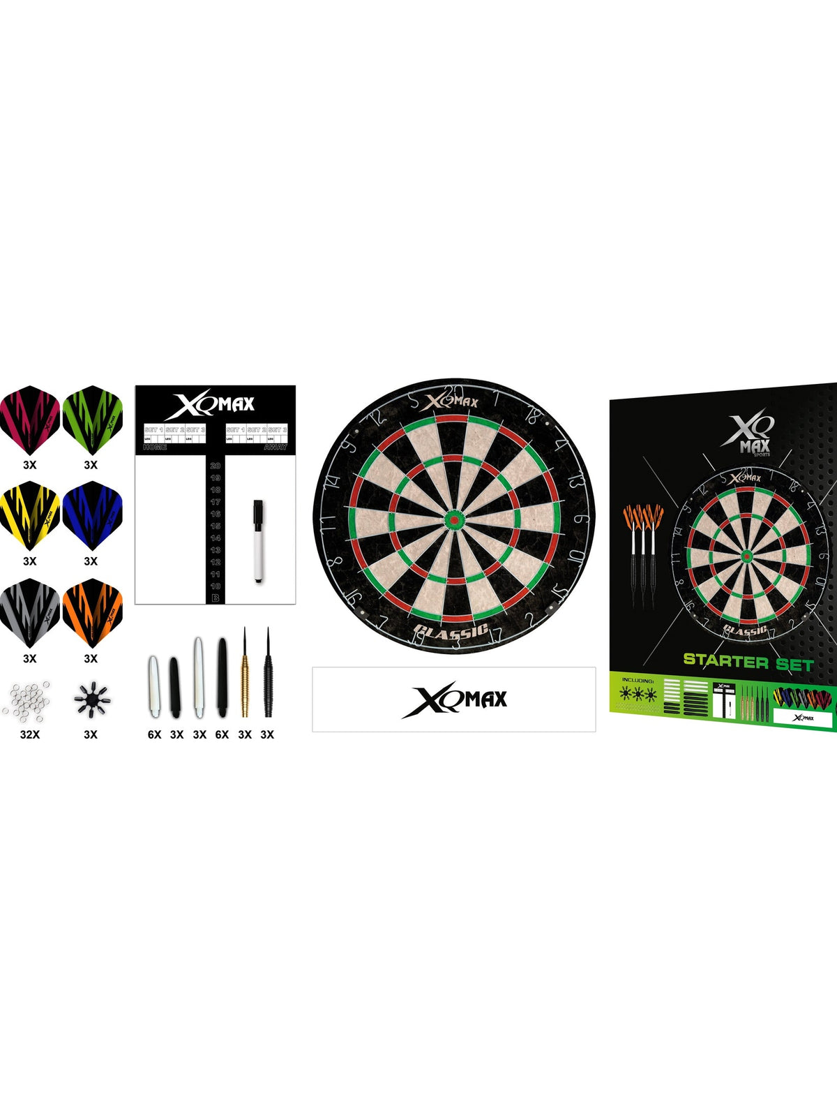 XQ MAX STARTER DARTSET 90PCS