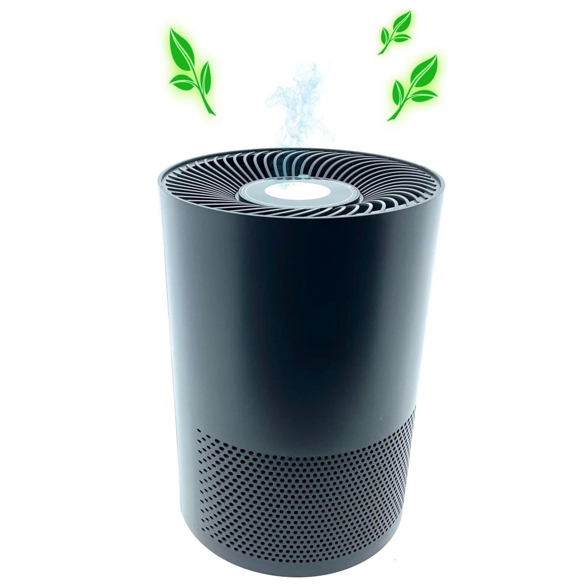 QUIGG Air Purifier 30W Dual Filtration System: EPA Filter, Activated Carbon Filter - Black