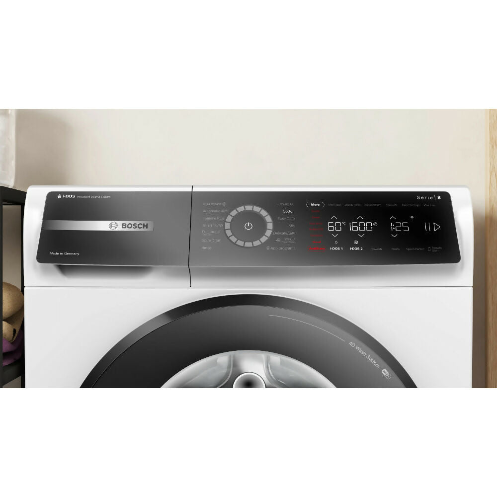 Bosch Washer Series 8, 10Kg [Silver], BOS-WGB256AXME