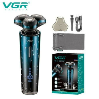 VGR V-311 men's shaver features IPX7 waterproofing and specially designed heads to give you the desired level of closeness while being very gentle on the skin