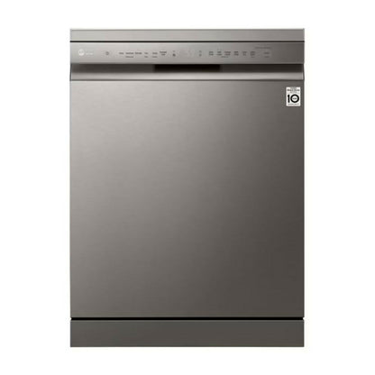 LG Dishwasher Quad Wash, EasyRack, SmartThinQ TagOn, 46dB - [Platinum Silver], DFB512FP