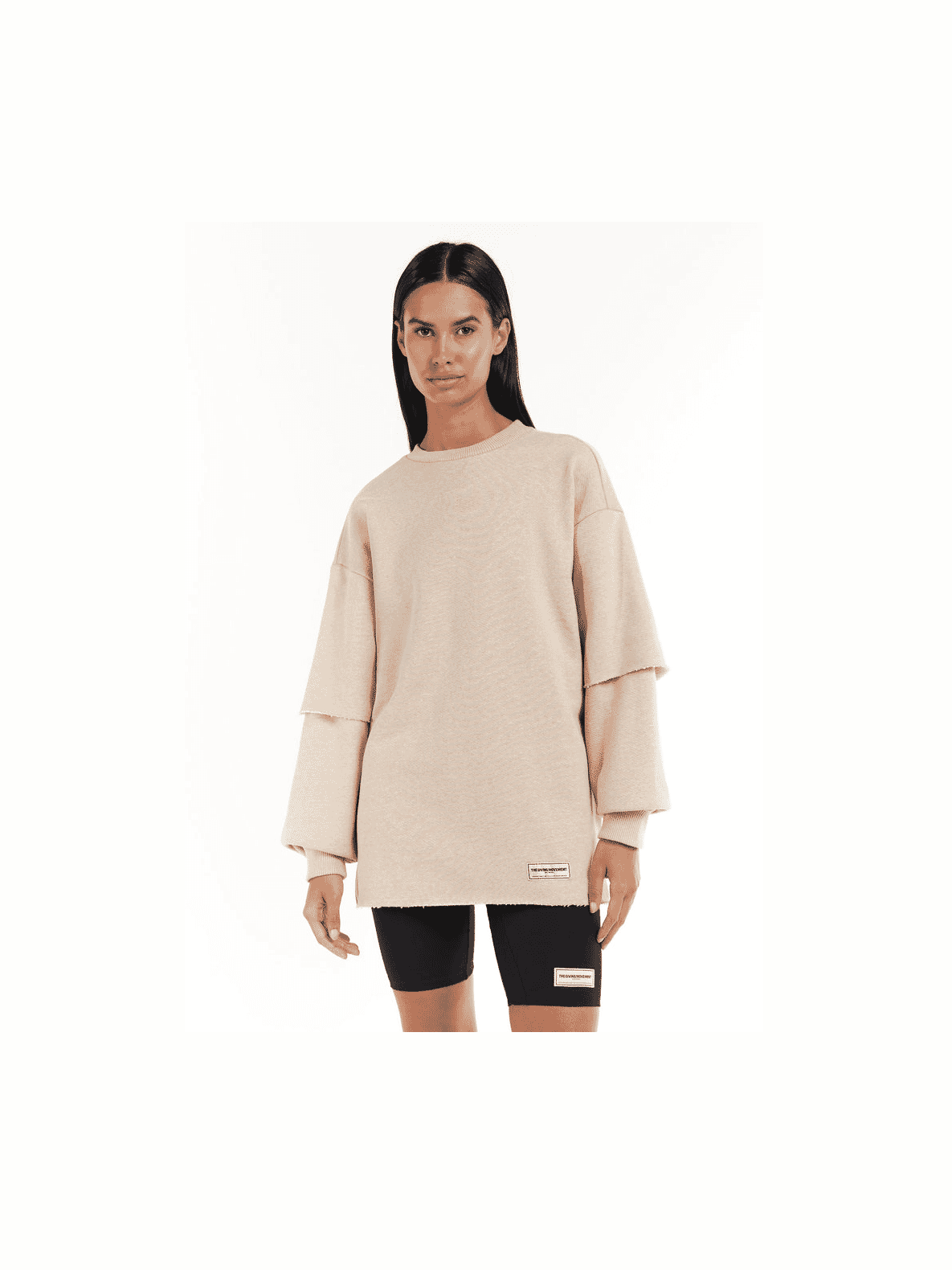 THE GIVING MOVEMENT WASHED 2 IN 1 PRINTED SWEATSHIRT