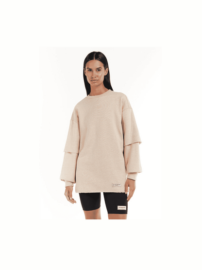 THE GIVING MOVEMENT WASHED 2 IN 1 PRINTED SWEATSHIRT