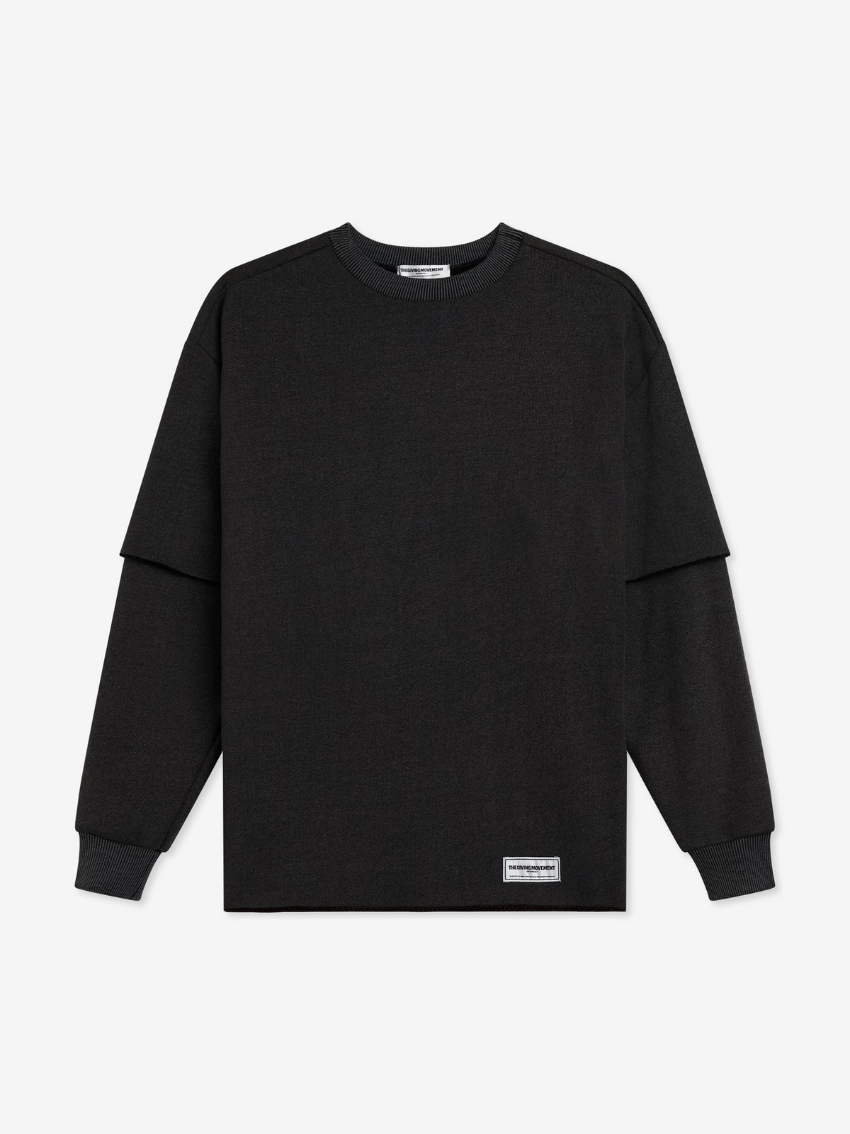 THE GIVING MOVEMENT WASHED 2 IN 1 PRINTED SWEATSHIRT