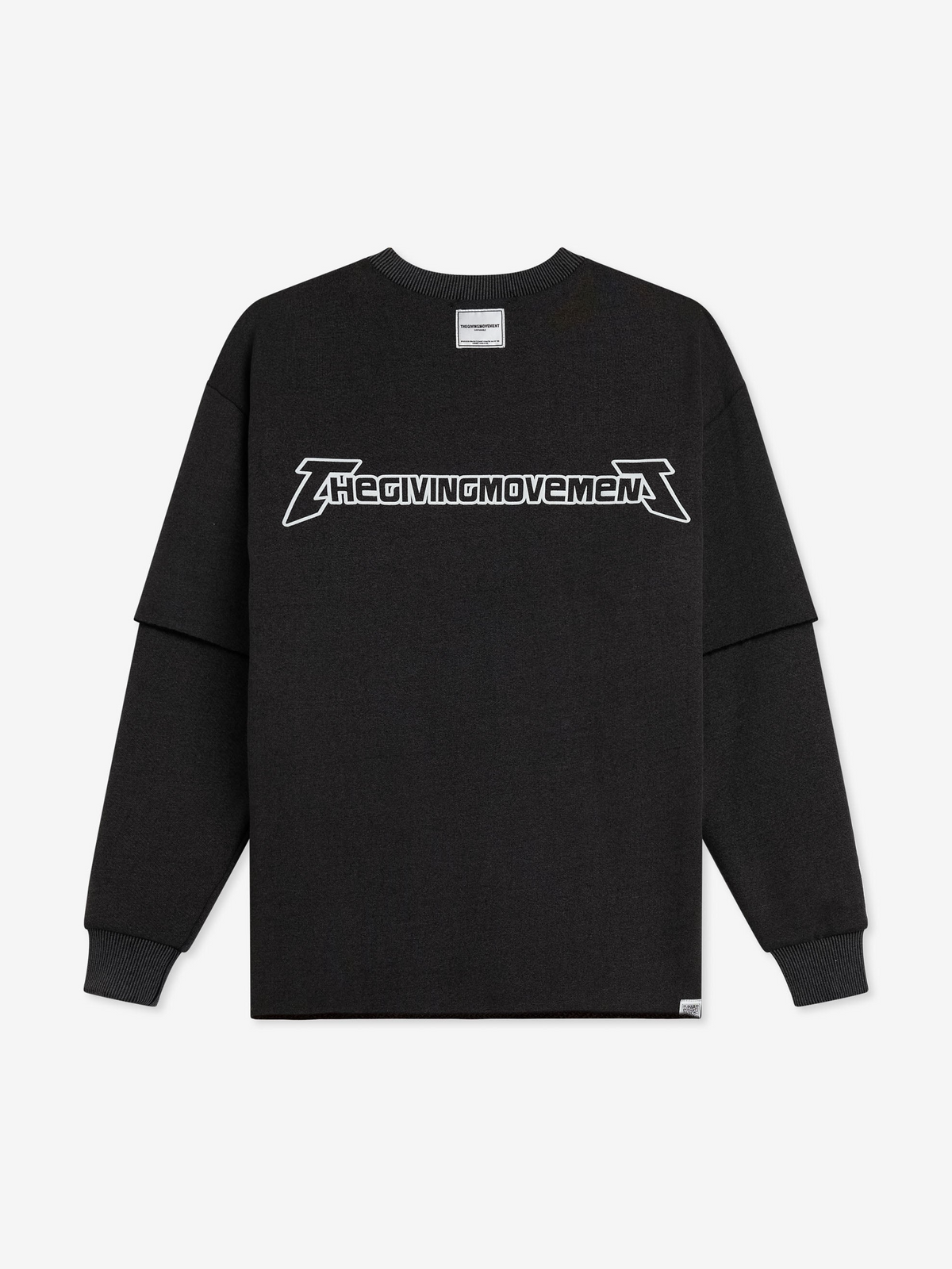 THE GIVING MOVEMENT WASHED 2 IN 1 PRINTED SWEATSHIRT