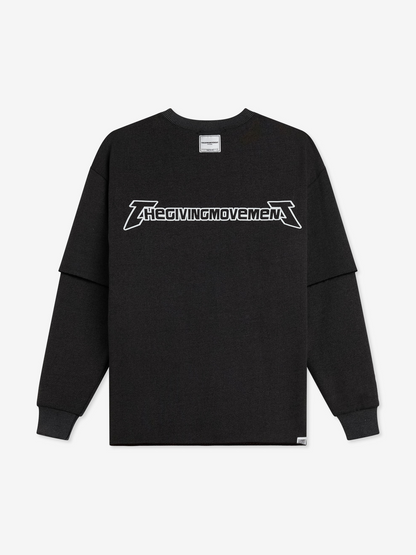 THE GIVING MOVEMENT WASHED 2 IN 1 PRINTED SWEATSHIRT