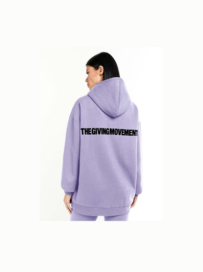 THE GIVING MOVEMENT OVERSIZED ZIP HOODIE
