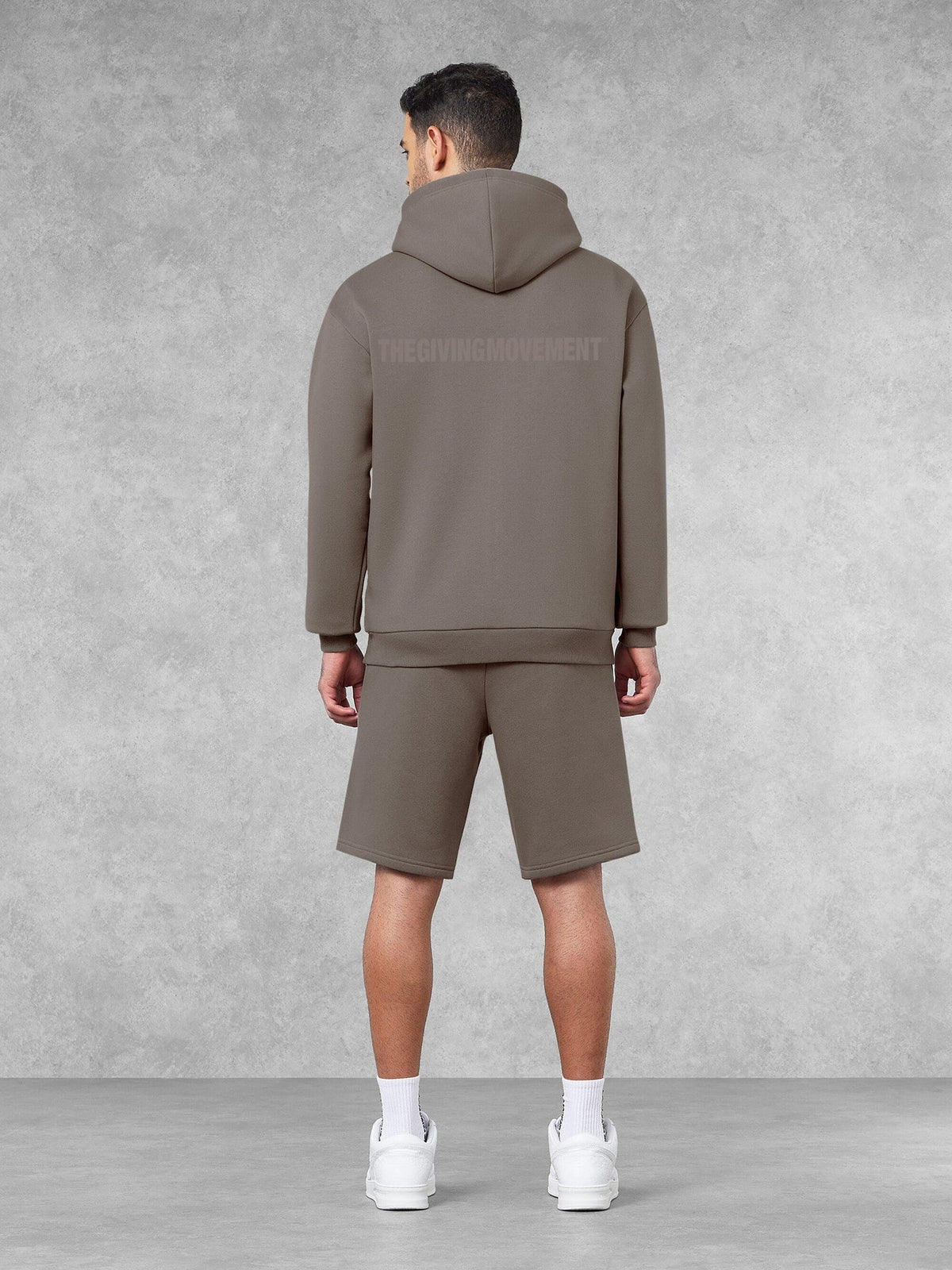 THE GIVING MOVEMENT COTTON OVERSIZED ZIP HOODIE