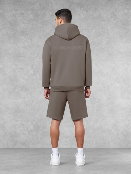 THE GIVING MOVEMENT COTTON OVERSIZED ZIP HOODIE