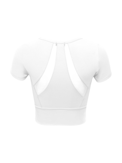 YVETTE CROPPED T-SHIRT FLORA