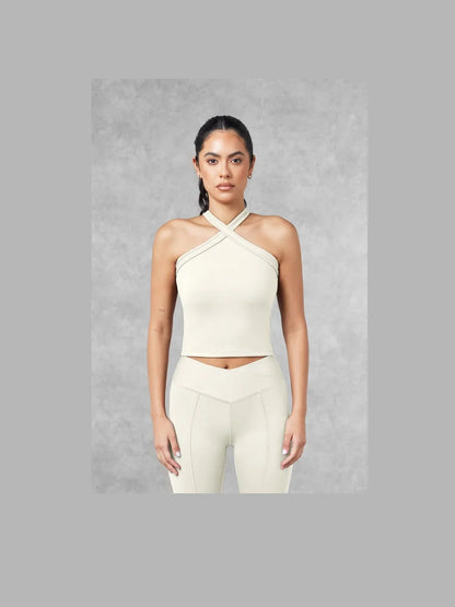 THE GIVING MOVEMENT SOFTSKIN HALTER NECK TOP