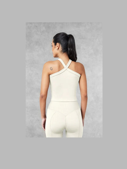 THE GIVING MOVEMENT SOFTSKIN HALTER NECK TOP