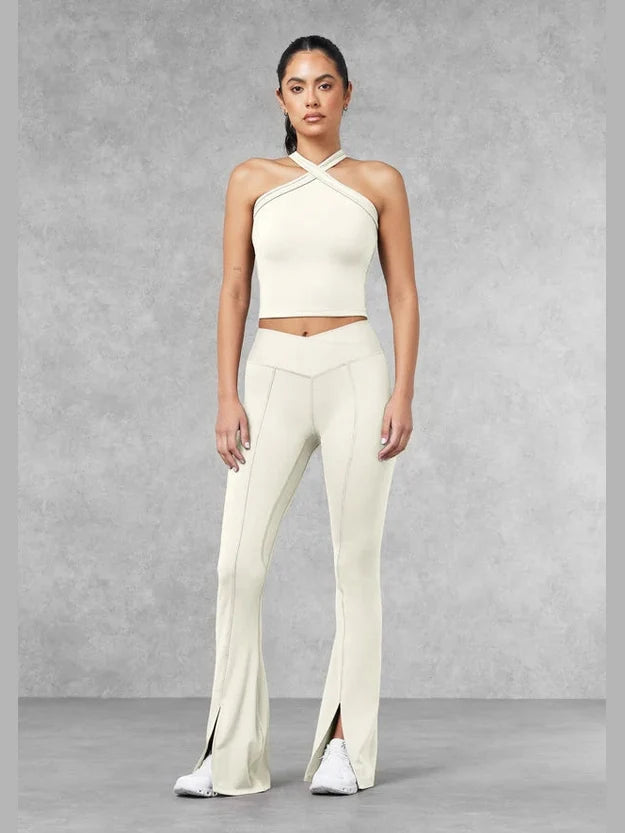 THE GIVING MOVEMENT SOFTSKIN HALTER NECK TOP