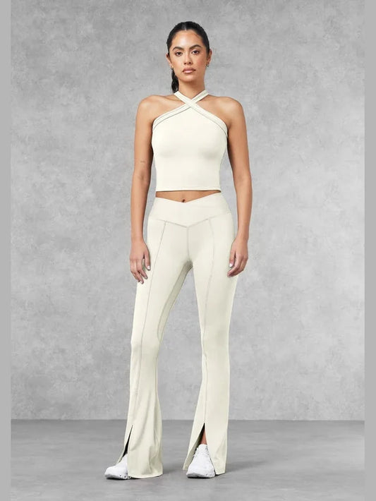 THE GIVING MOVEMENT SOFTSKIN HALTER NECK TOP