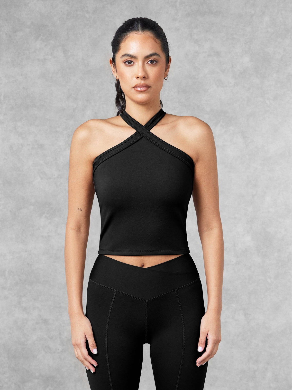THE GIVING MOVEMENT SOFTSKIN HALTER NECK TOP