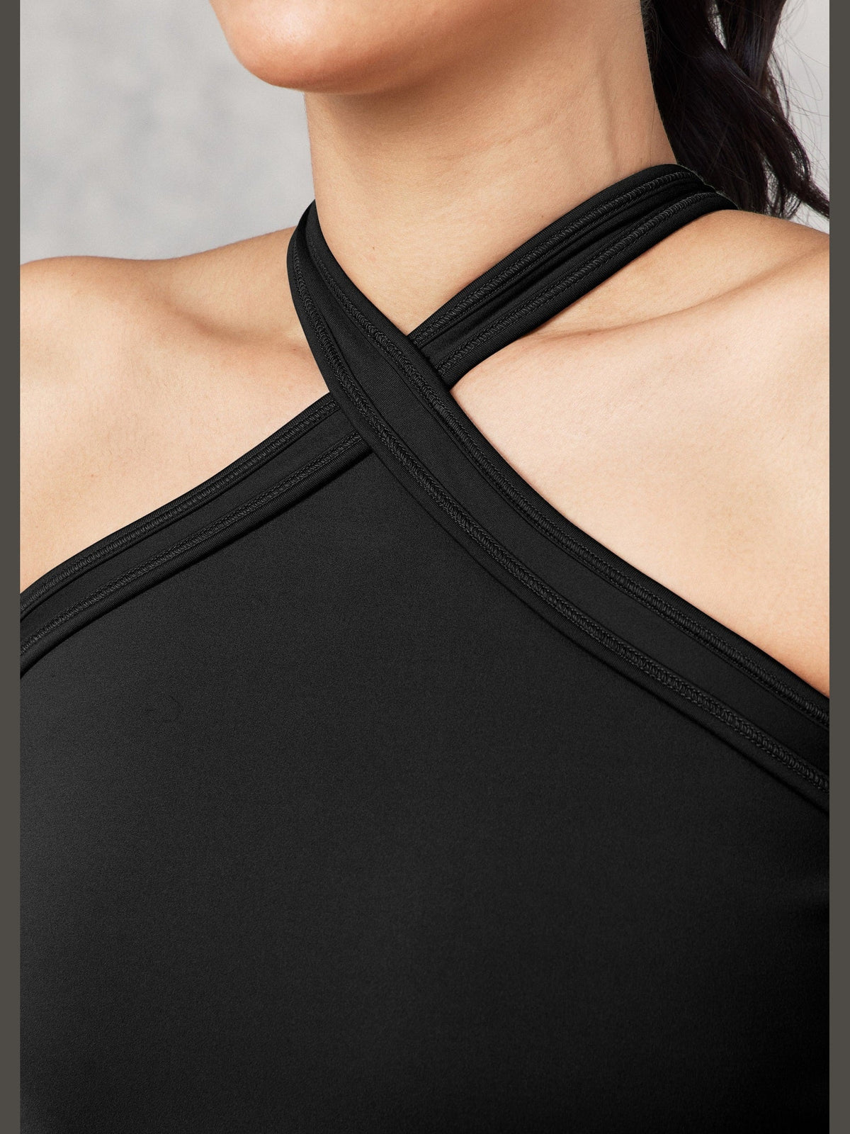 THE GIVING MOVEMENT SOFTSKIN HALTER NECK TOP