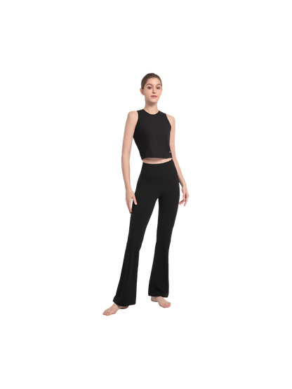YVETTE RIB FLARED PANT