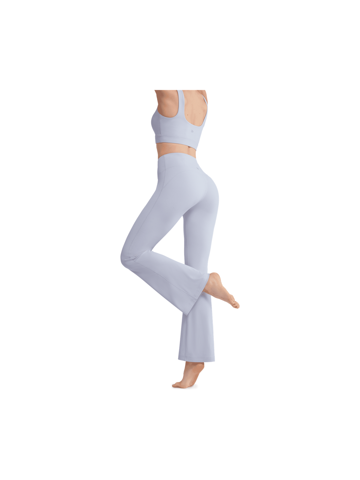 YVETTE RIB FLARED PANT