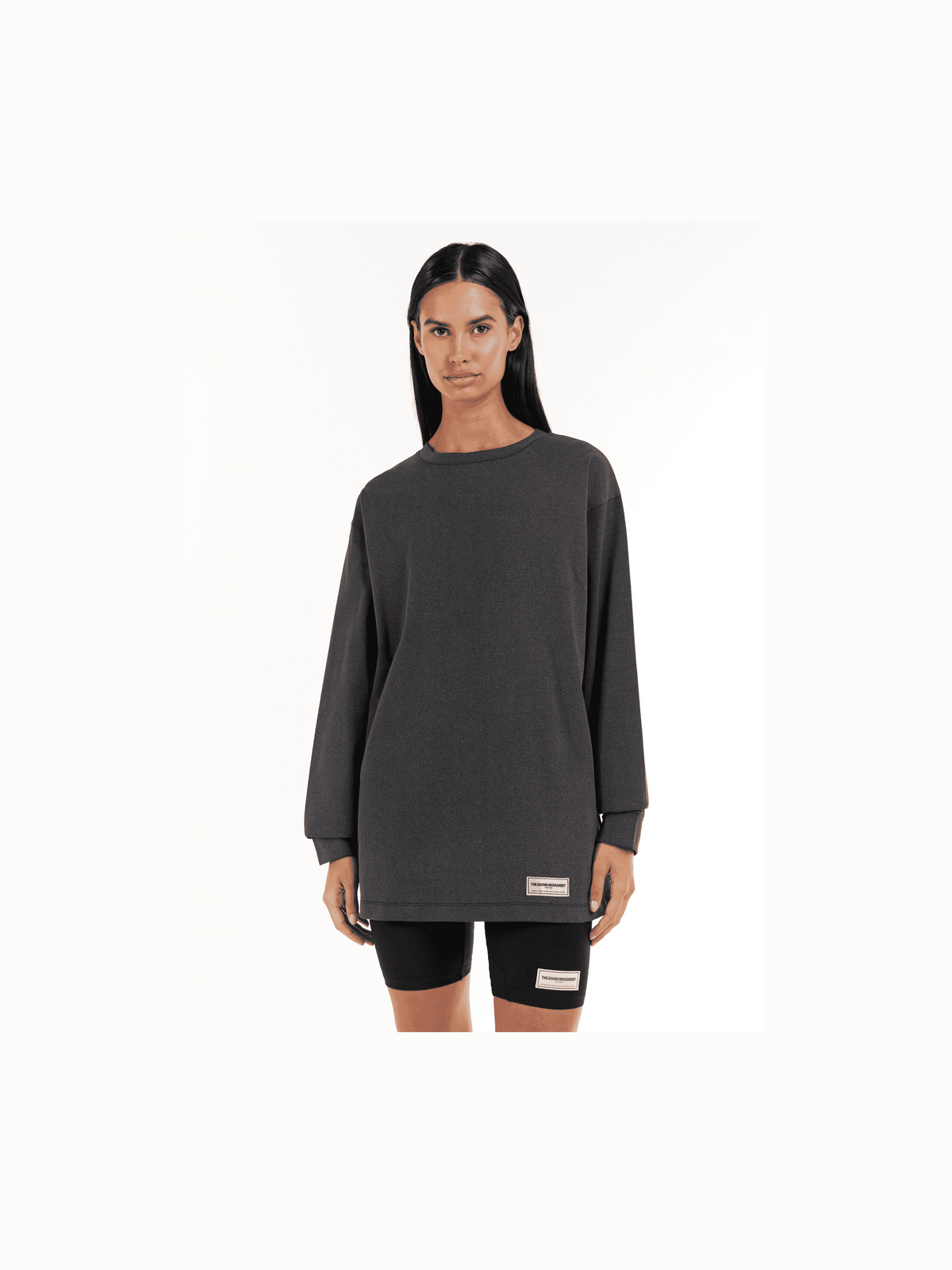 THE GIVING MOVEMENT LS PRINTED TOP