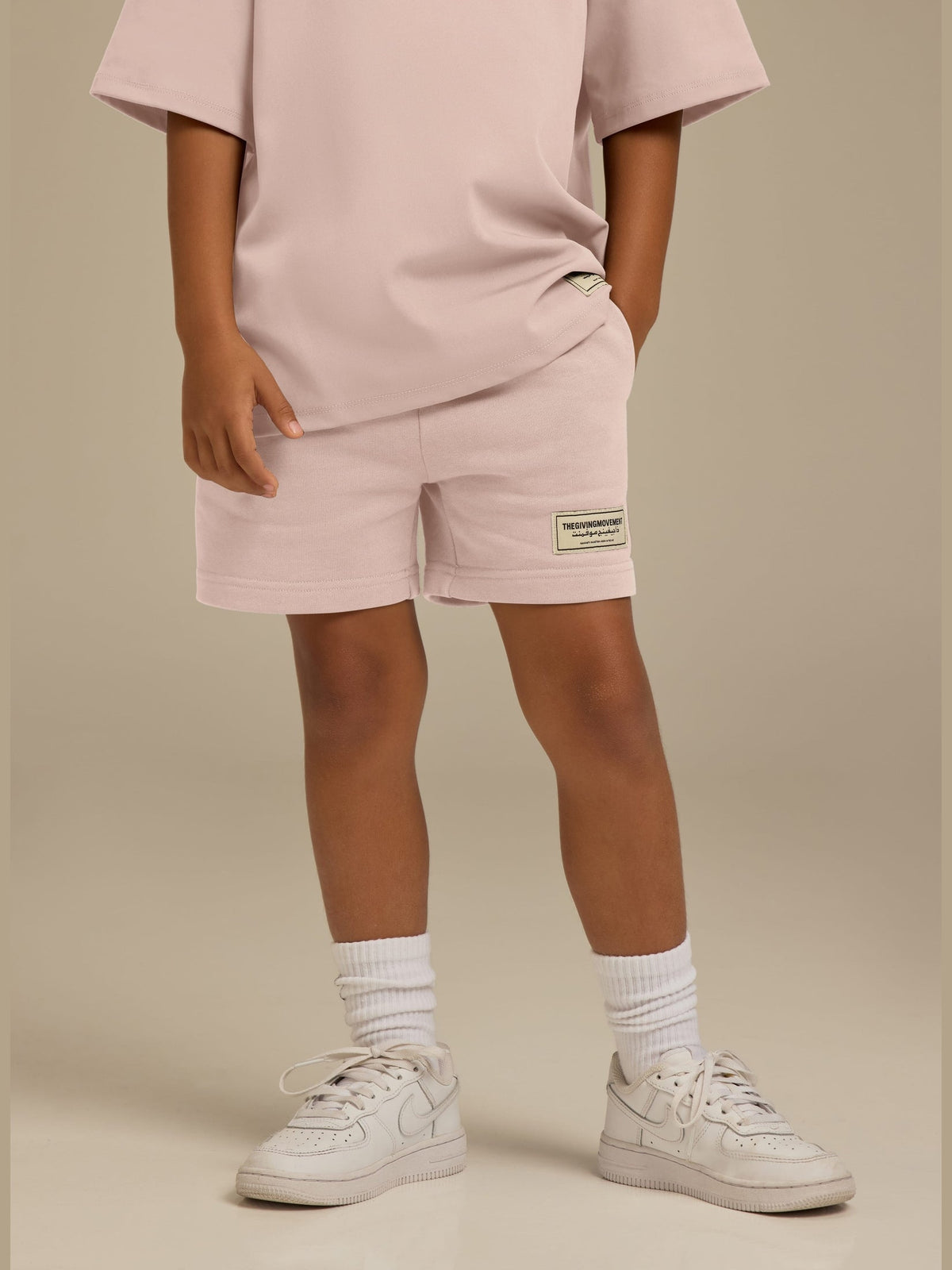 THE GIVING MOVEMENT KIDS COTTON SHORTS