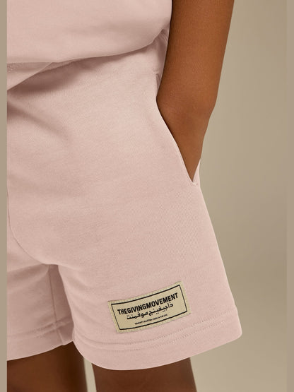 THE GIVING MOVEMENT KIDS COTTON SHORTS
