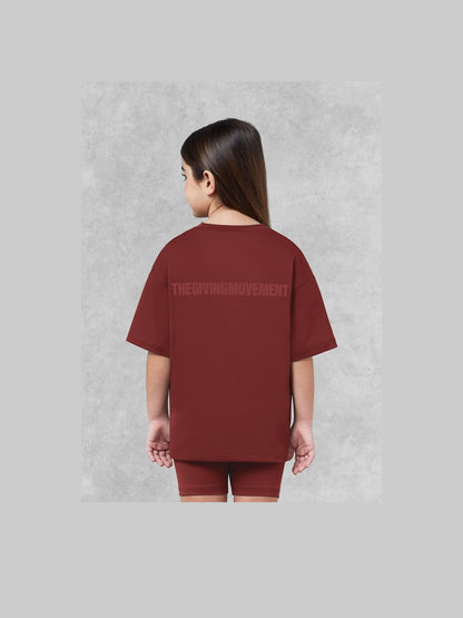 THE GIVING MOVEMENT KIDS SOFTSKIN OVERSIZED T-SHIRT