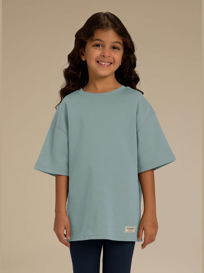 THE GIVING MOVEMENT KIDS COTTON LUXE OVERSIZED T- SHIRT