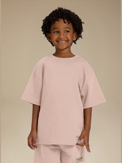 THE GIVING MOVEMENT KIDS COTTON LUXE OVERSIZED T- SHIRT
