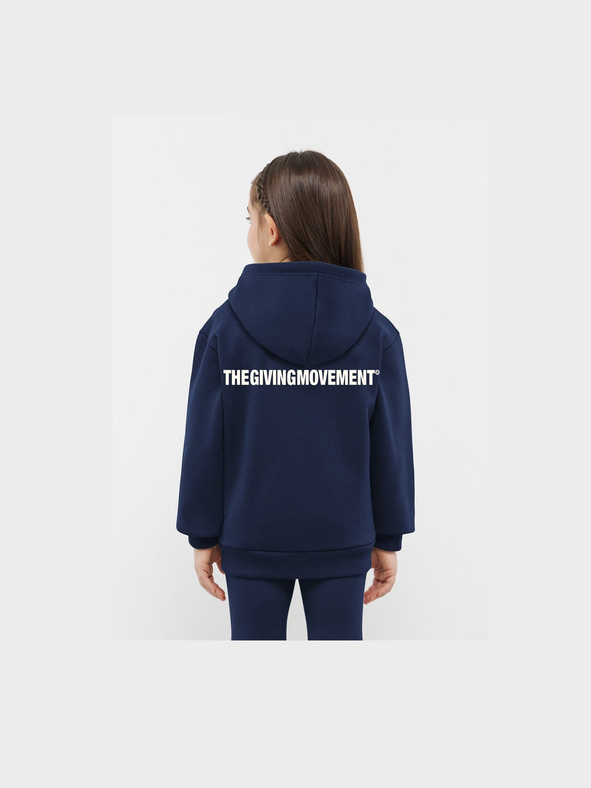 THE GIVING MOVEMENT KIDS COTTON ZIP HOODIE
