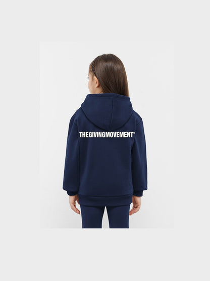 THE GIVING MOVEMENT KIDS COTTON ZIP HOODIE