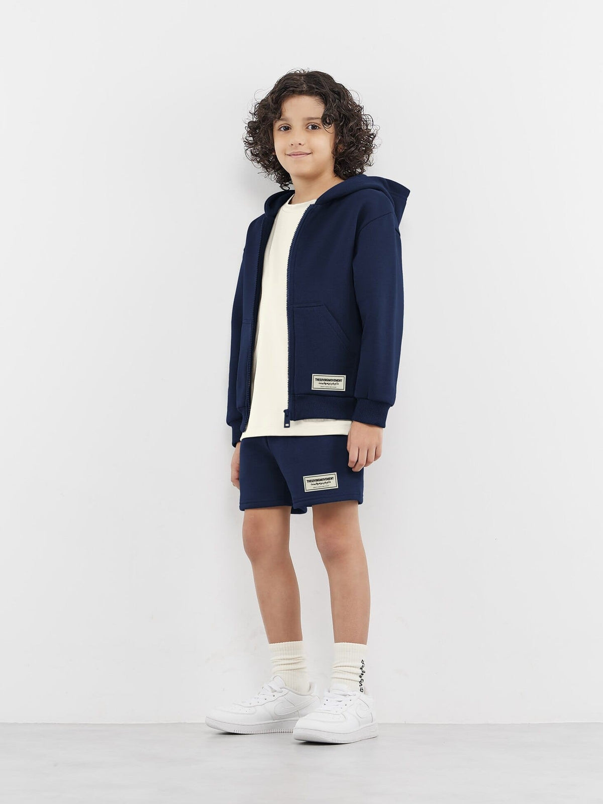 THE GIVING MOVEMENT KIDS COTTON ZIP HOODIE