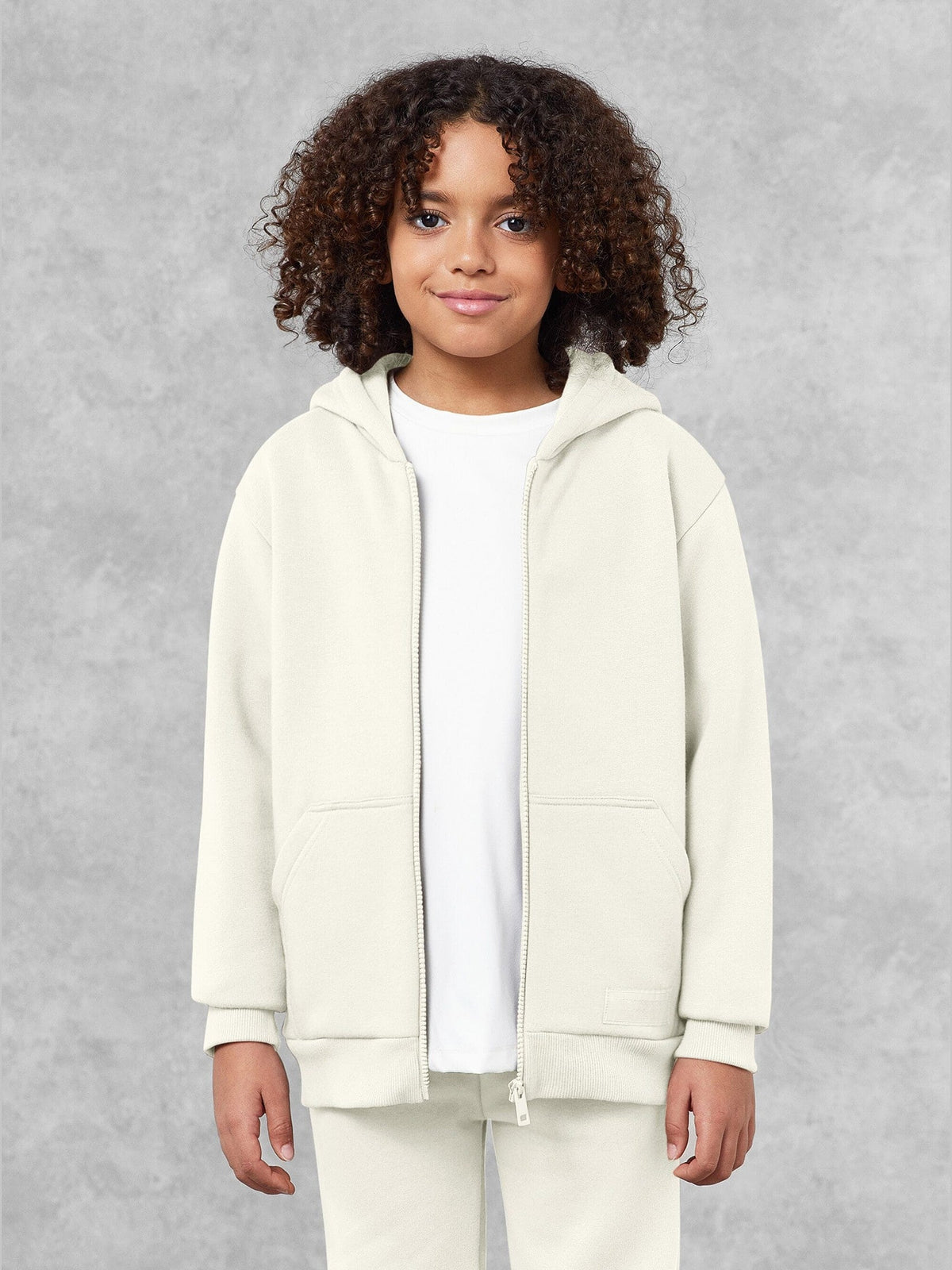 THE GIVING MOVEMENT KIDS COTTON ZIP HOODIE