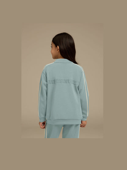 THE GIVING MOVEMENT KIDS SCUBA SOFT CONTRAST PANEL TRACK JACKET