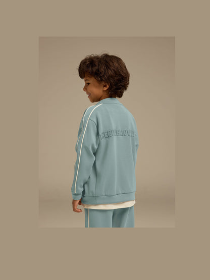 THE GIVING MOVEMENT KIDS SCUBA SOFT CONTRAST PANEL TRACK JACKET