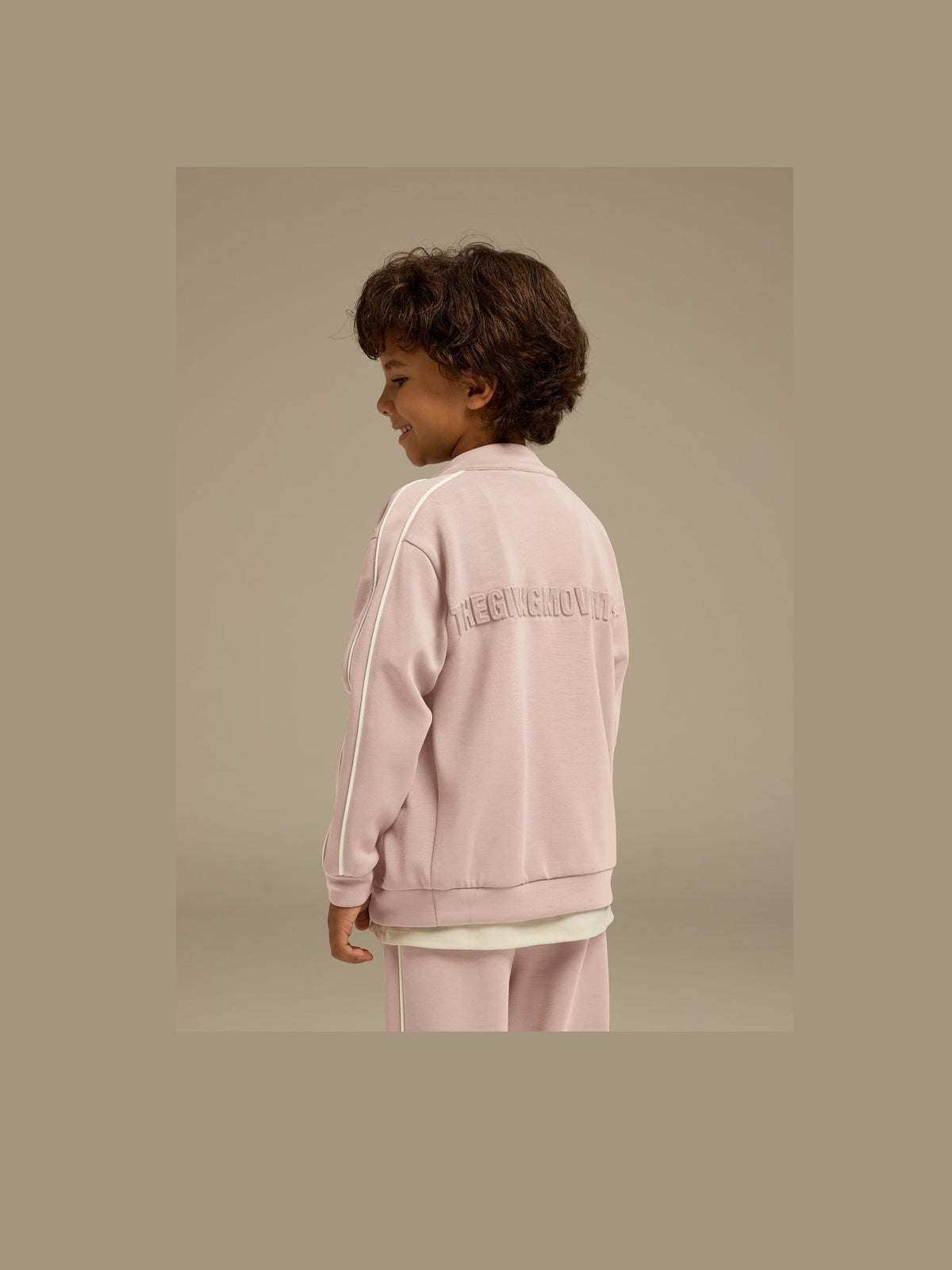 THE GIVING MOVEMENT KIDS SCUBA SOFT CONTRAST PANEL TRACK JACKET