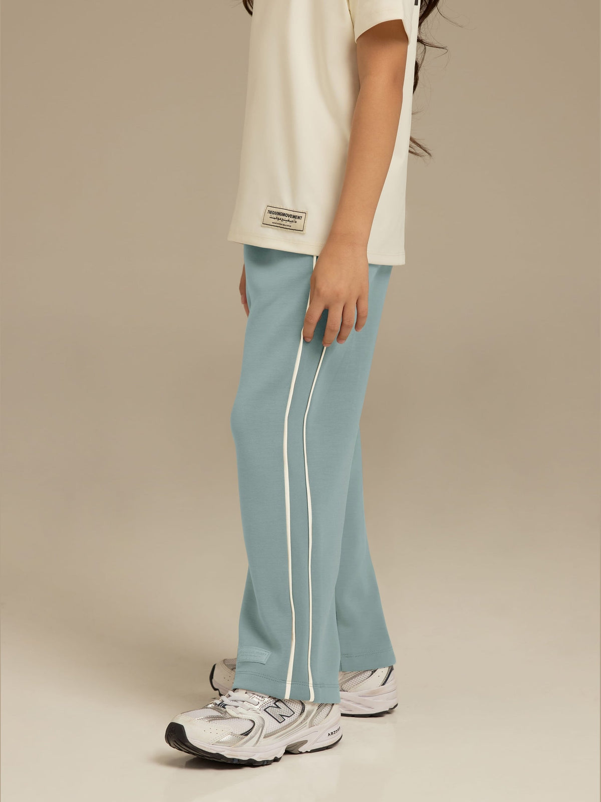 THE GIVING MOVEMENT KIDS SCUBA SOFT CONTRAST PANEL TRACK PANT