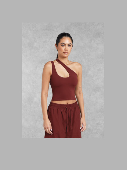 THE GIVING MOVEMENT SOFTSKIN ASYMMETRIC VEST