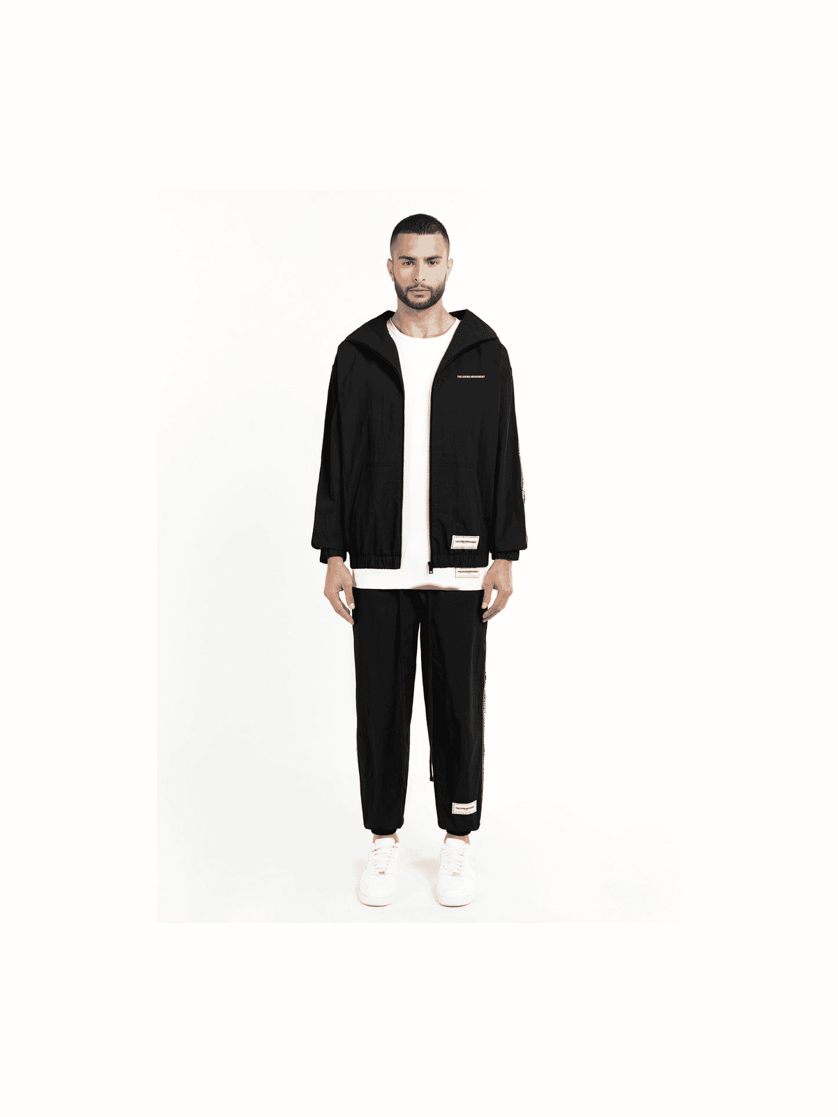 THE GIVING MOVEMENT RECYCLED NYLON JOGGER WITH BRANDED ELASTIC- REGULAR