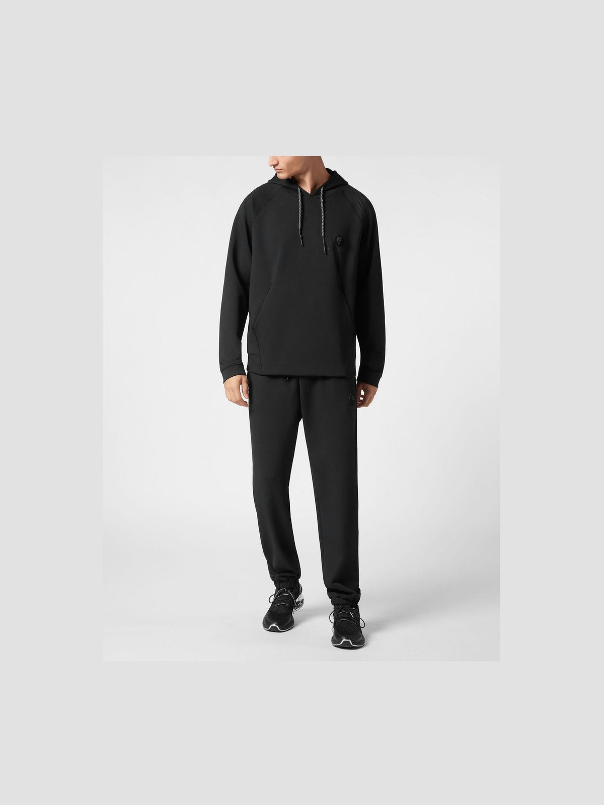PLEIN SPORT TECHNICAL OVERSIZE HOODIE SWEATSHIRT LS