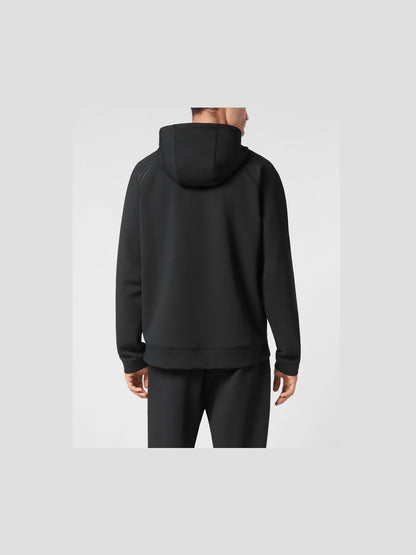 PLEIN SPORT TECHNICAL OVERSIZE HOODIE SWEATSHIRT LS