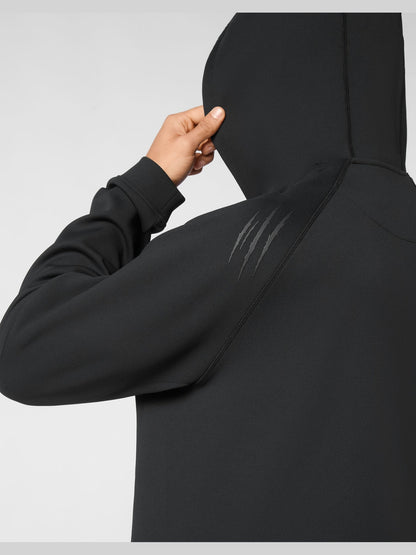 PLEIN SPORT TECHNICAL OVERSIZE HOODIE SWEATSHIRT LS