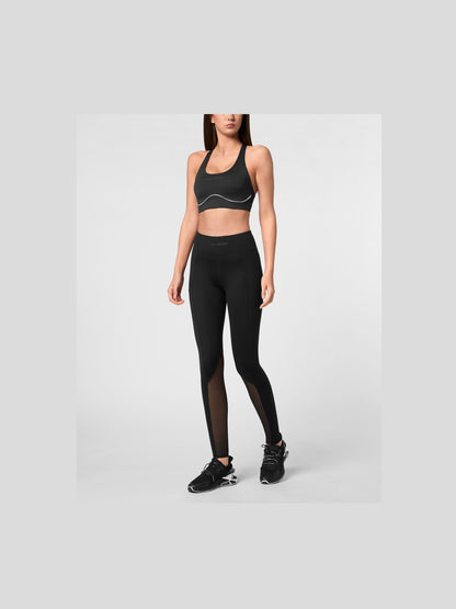 PLEIN SPORT MULTICUTTING PUSH UP LEGGINGS